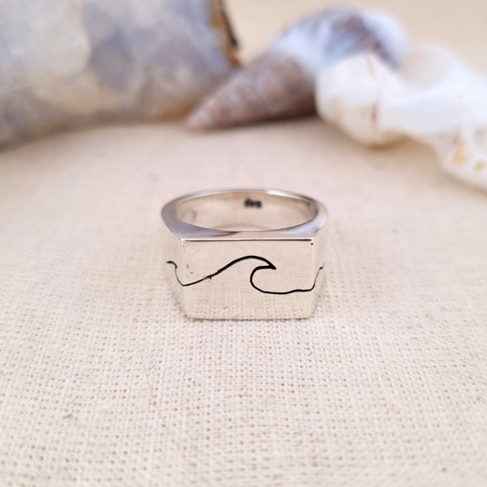 High Tide Signet Ring