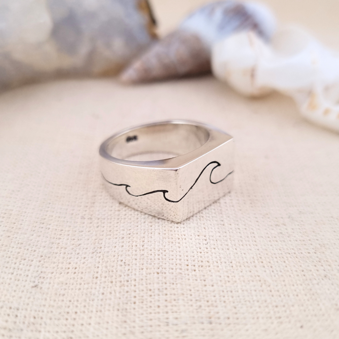 High Tide Signet Ring