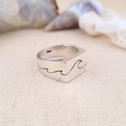 High Tide Signet Ring