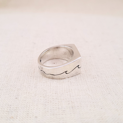 High Tide Signet Ring