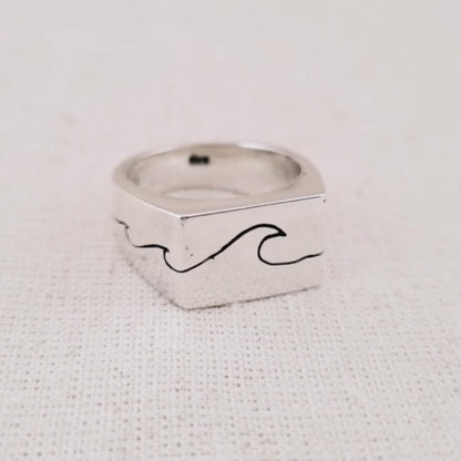 High Tide Signet Ring