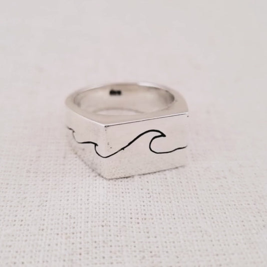 High Tide Signet Ring